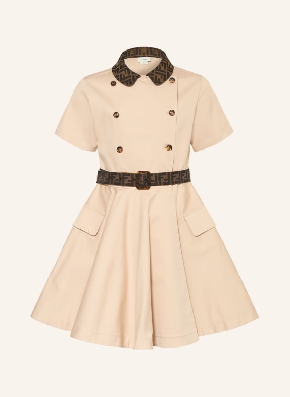 FENDI robe CHAMEAU / MARRON FONCÉ / MARRON