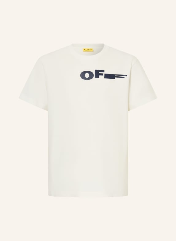 Off-White T-Shirt WEISS / DUNKELBLAU