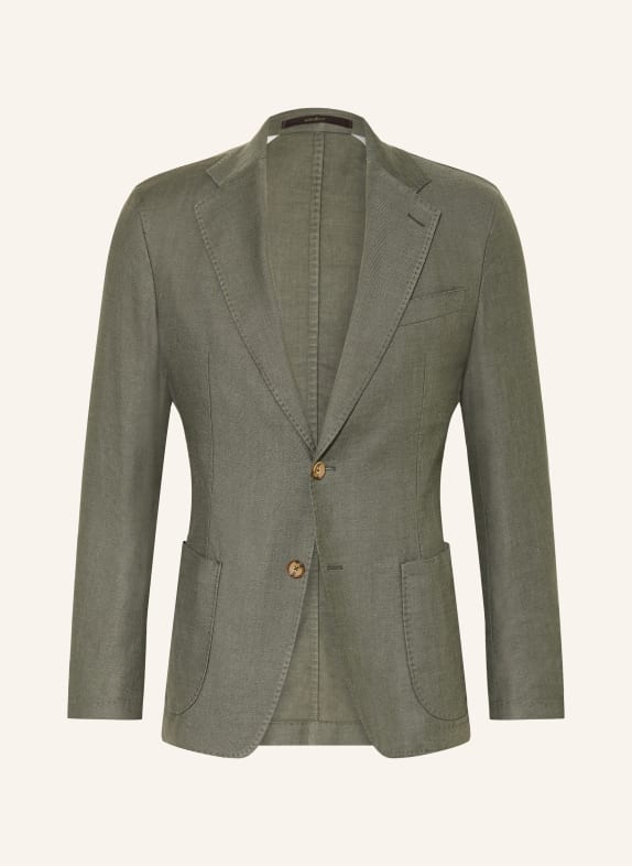 windsor. GIRO-colbert in slim fit met linnen 320 Bright Green 320