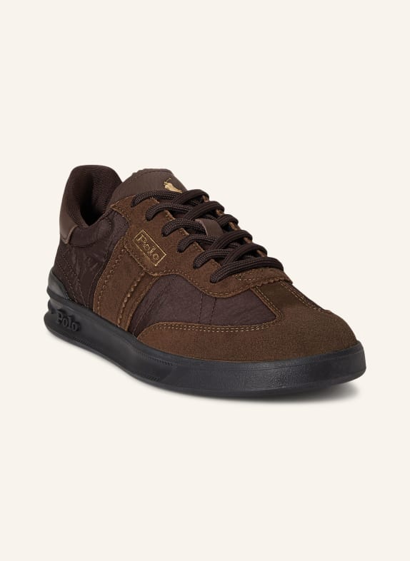 POLO RALPH LAUREN Sneaker DELAVE DUNKELBRAUN