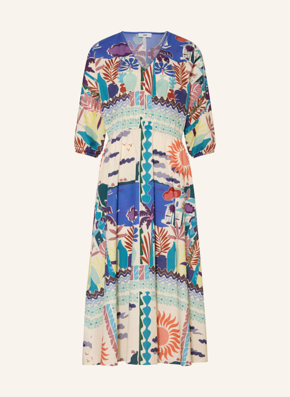 CINQUE Kleid CIINKA mit 3/4-Arm CREME / LILA / BLAU