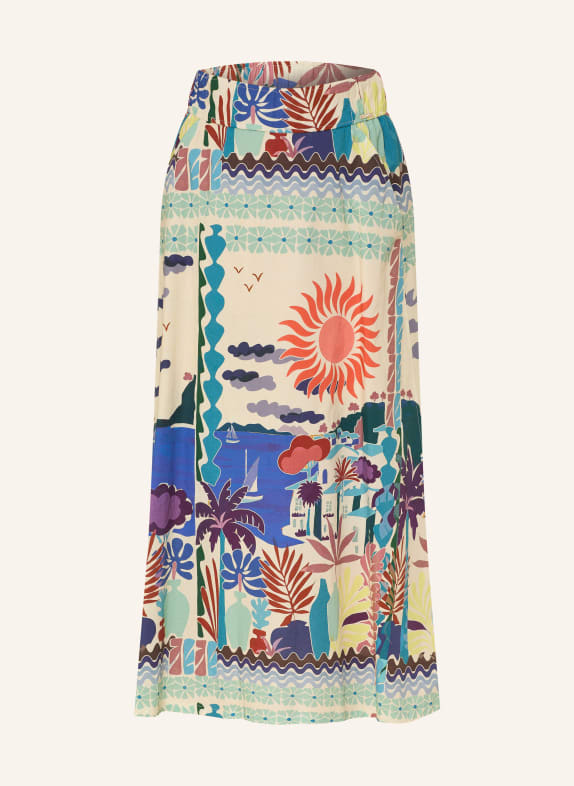 CINQUE Spódnica CICAMPUS BEŻOWY / PETROL / NIEBIESKI