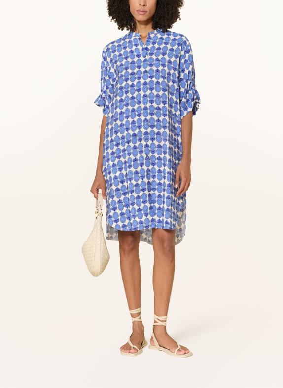 CINQUE Kleid CIESENCE BLAU / WEISS