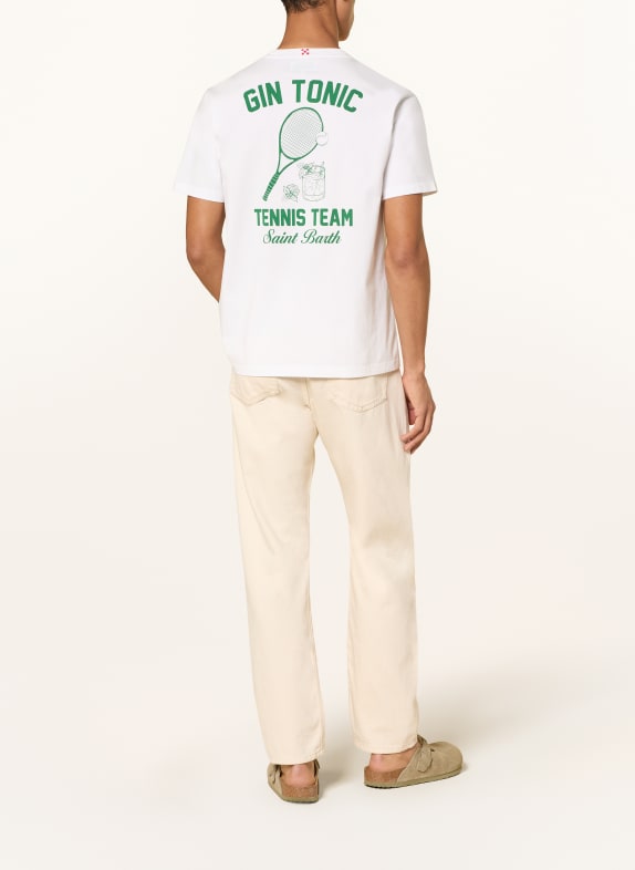 MC2 SAINT BARTH T-shirt PORTLAND WIT / GROEN