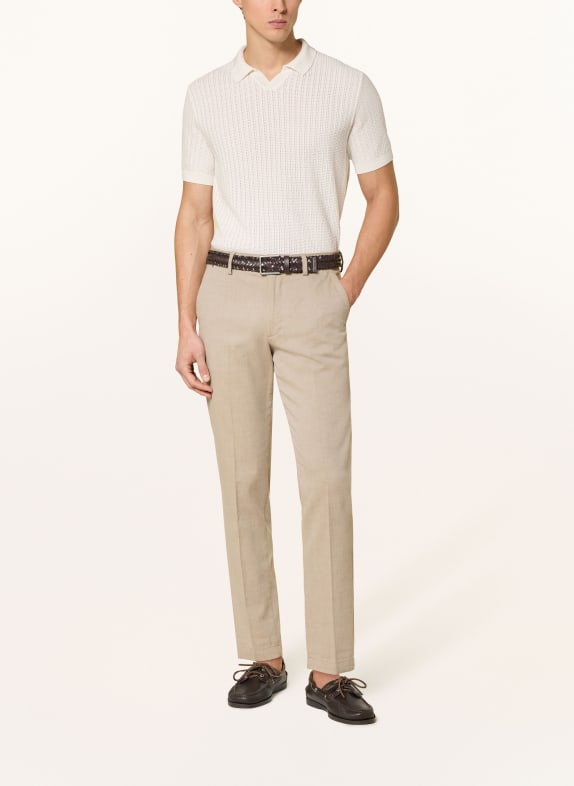 JOOP! Gebreid poloshirt BAORON WIT