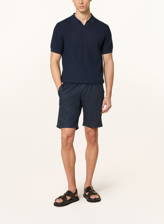 JOOP! Gebreid poloshirt BAORON DONKERBLAUW