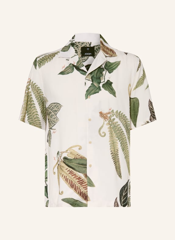 JOOP! Chemise de villégiature KAWAI Comfort Fit BLANC / VERT CLAIR / GROEN
