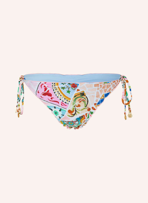 SEAFOLLY Figowe bikini BEACHBOHÈME MOCNORÓŻOWY / NIEBIESKI / BIAŁY