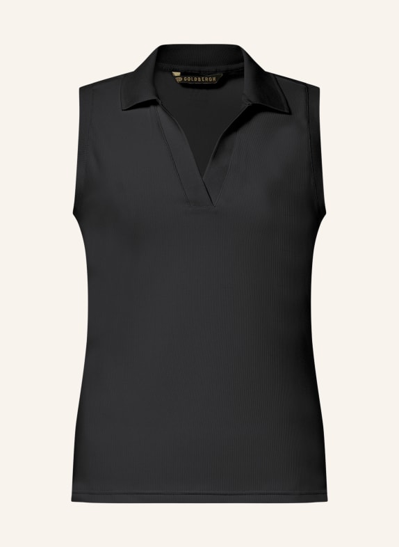 GOLDBERGH Functionele poloshirt CAROLINE ZWART