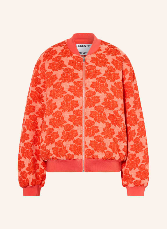 ESSENTIEL ANTWERP Jacquard blouson JIBE RED / LIGHT RED