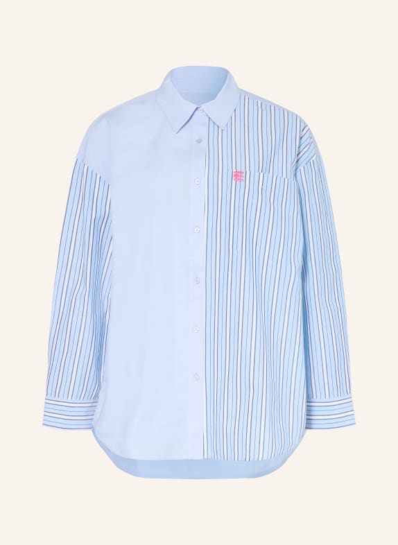 ESSENTIEL ANTWERP Chemisier JOLIVIA BLEU CLAIR / GRIS FONCÉ / BLANC