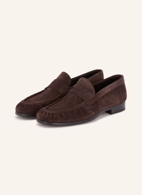 MAGNANNI HOOK Penny Loafers DARK BROWN