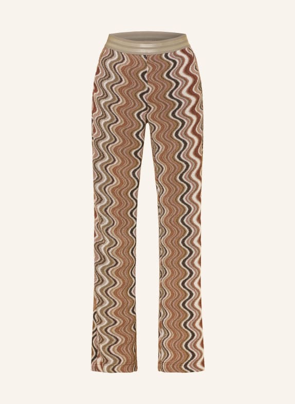 MASON'S Strickhose ELAX mit Glitzergarn BEIGE / GOLD / BRAUN