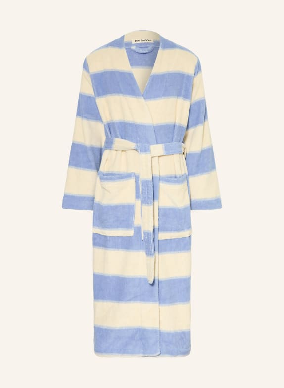marimekko Peignoir unisexe GALLERIA BLEU CLAIR / ÉCRU