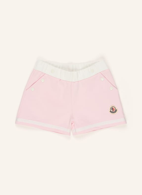 MONCLER enfant Sweatshorts ROSA / ECRU