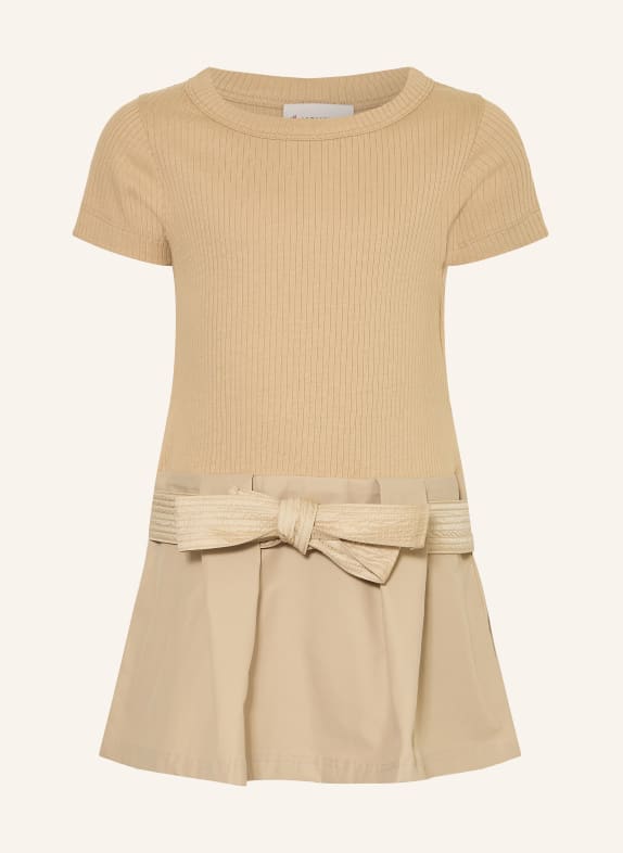 MONCLER enfant Robe en mélange de matières BEIGE