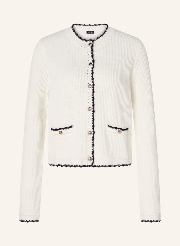 JOOP! Vest KUMMA ECRU / DONKERBLAUW