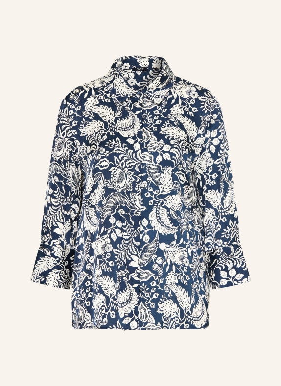 JOOP! Hemdbluse BÄRBEL DUNKELBLAU / WEISS