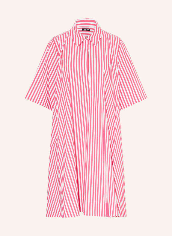 JOOP! Hemdblusenkleid mit 3/4-Arm ROT / WEISS