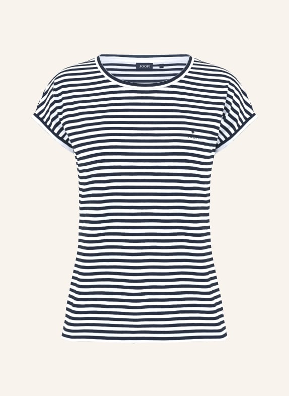 JOOP! T-shirt TULIA BLEU FONCÉ / BLANC