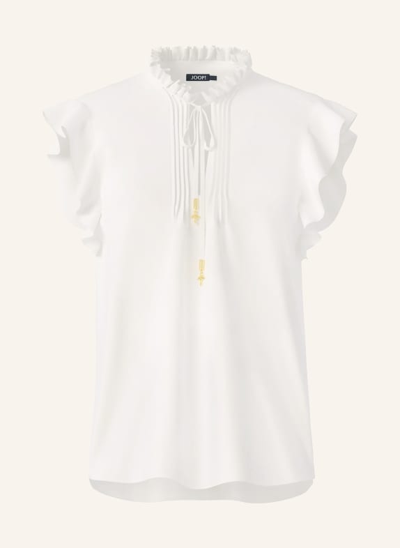 JOOP! Blusenshirt BENITA mit Volants CREME