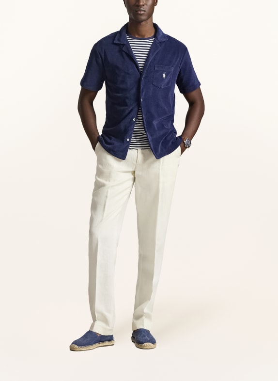 POLO RALPH LAUREN Resorthemd Comfort Fit van badstof DONKERBLAUW