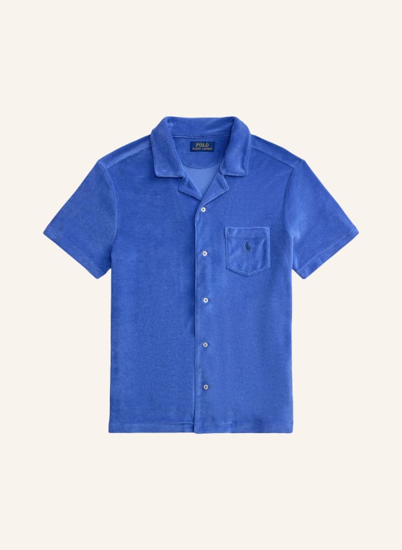 POLO RALPH LAUREN Chemise de villégiature Comfort Fit en tissu éponge BLEU