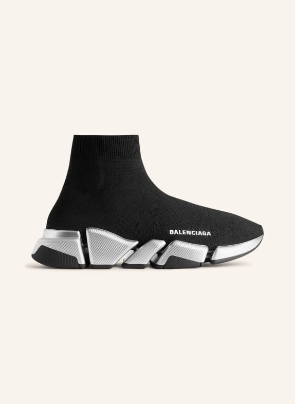 BALENCIAGA Hightop-Sneaker SPEED 2.0 SCHWARZ / SILBER
