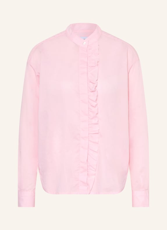 rossana diva Bluse mit Rüschen ROSA