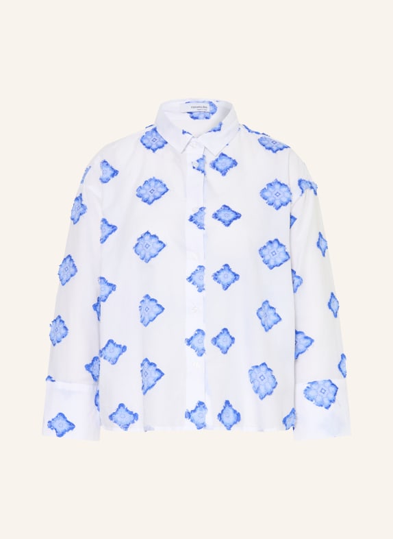 rossana diva Hemdbluse WEISS / BLAU