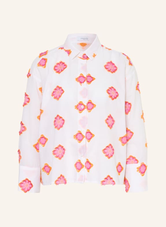 rossana diva Hemdbluse WEISS / PINK / ORANGE