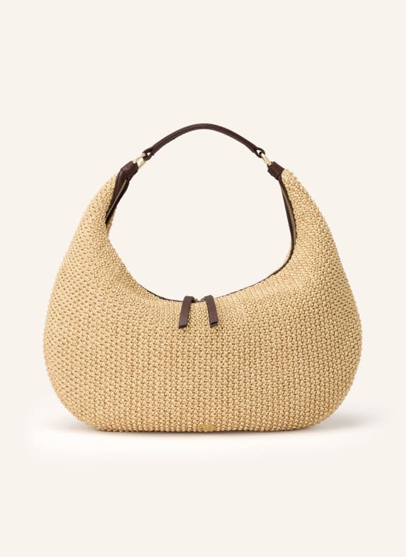 abro Beuteltasche NANA BIG CREME / GOLD / BRAUN