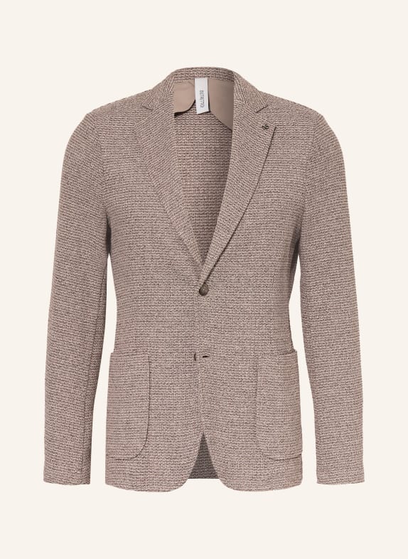 DISTRETTO 12 Extra slim fit tweed jacket BROWN / LIGHT BROWN