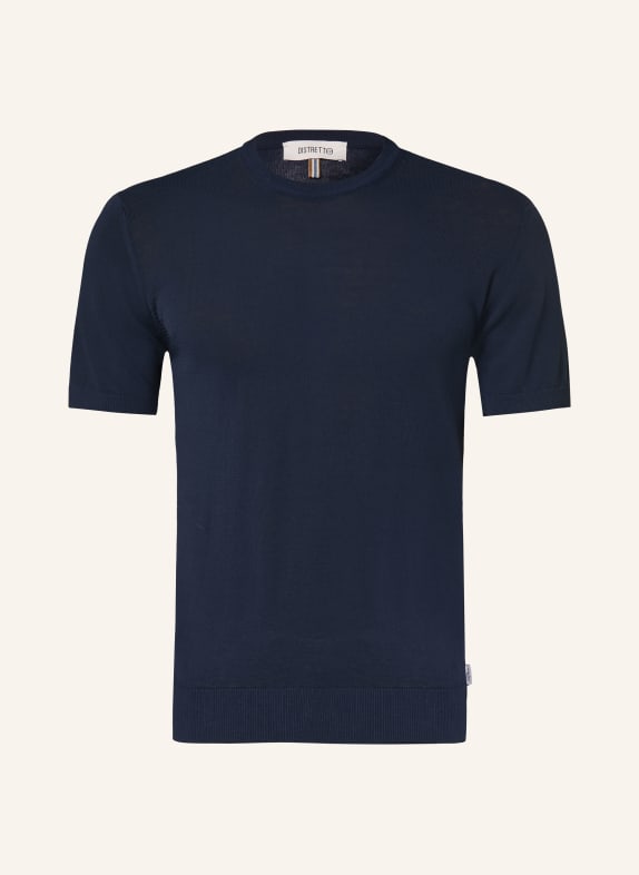 DISTRETTO 12 pull en maille BLEU FONCÉ