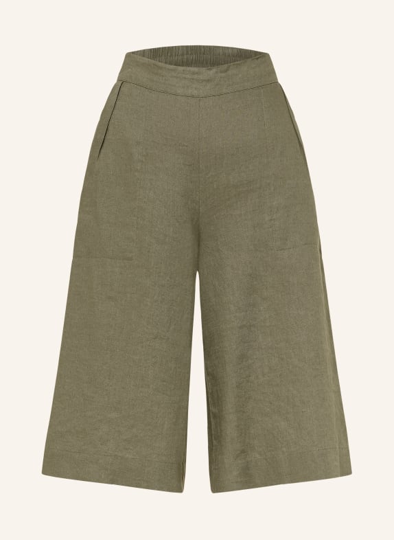 lilienfels Linnen short OLIJF