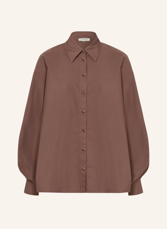 SoSUE Oversized košile ANTONIA HNĚDÁ