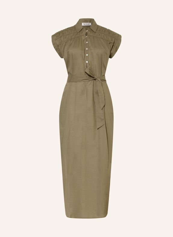 SoSUE Hemdblusenkleid MAUI KHAKI