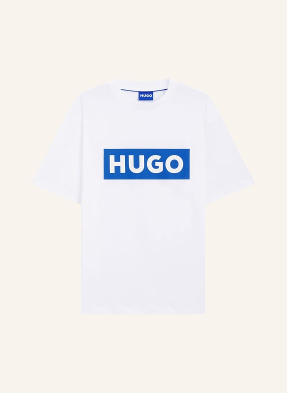 HUGO NICO T-shirt WHITE / BLUE