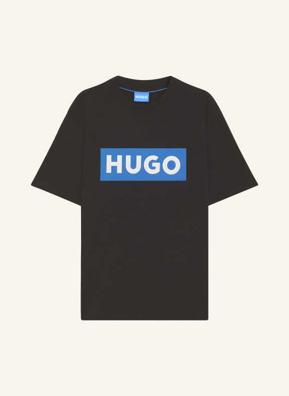 HUGO NICO T-shirt BLACK / BLUE / WHITE