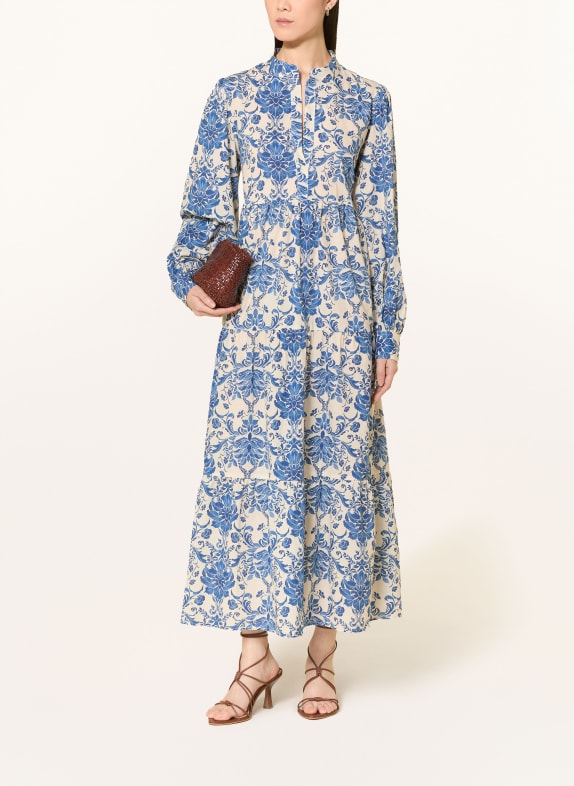 rossana diva šaty MODRÁ / BÍLÁ