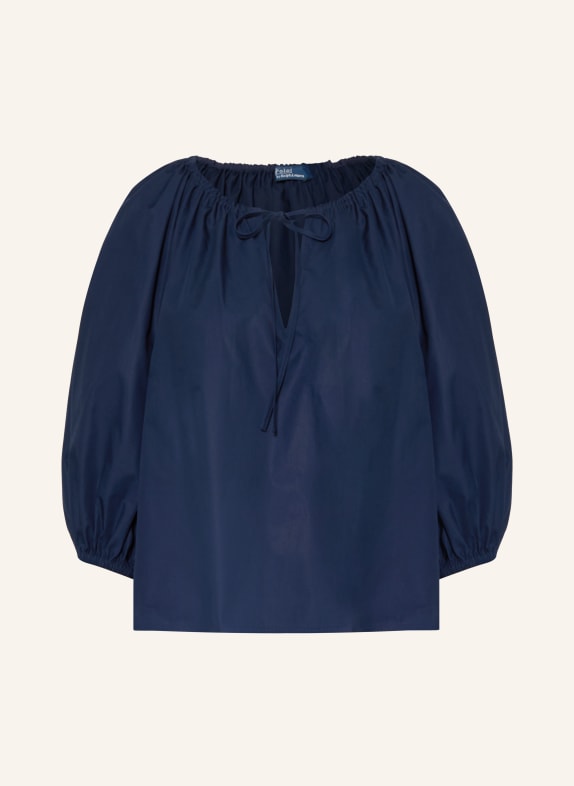 POLO RALPH LAUREN Blůza s 3/4 rukávem TMAVĚ MODRÁ