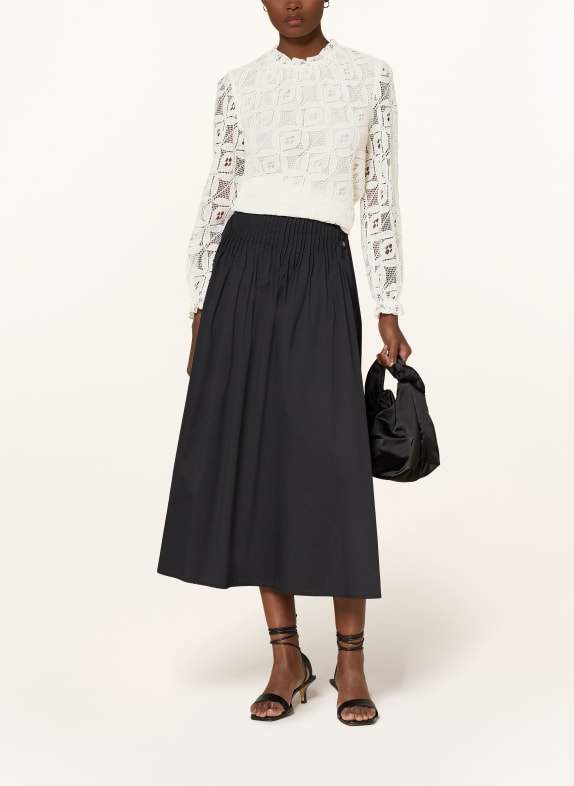 Spieth & Wensky HILDA-blouse van kant WIT