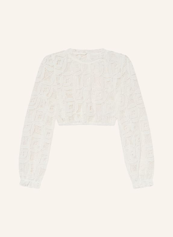 Spieth & Wensky Blouse dirndl HILARY en dentelle BLANC