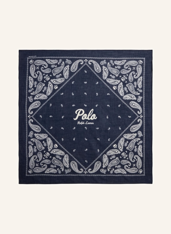 POLO RALPH LAUREN chustka GRANATOWY / BIAŁY