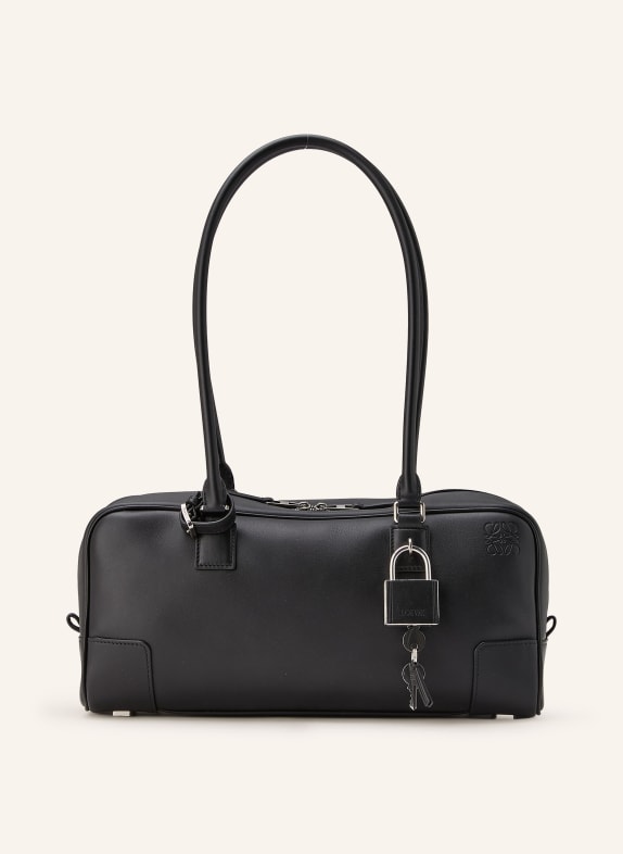 LOEWE Handtasche AMAZONA 31 SCHWARZ / SILBER