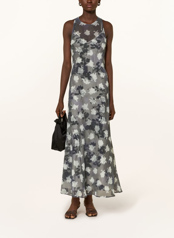 MAX & Co. Kleid MCOEPOPEA BLAUGRAU / WEISS / SCHWARZ