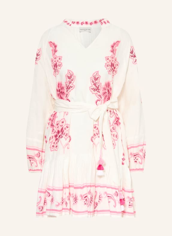 MISS JUNE Kleid ANIKA PINK / ROSA / CREME