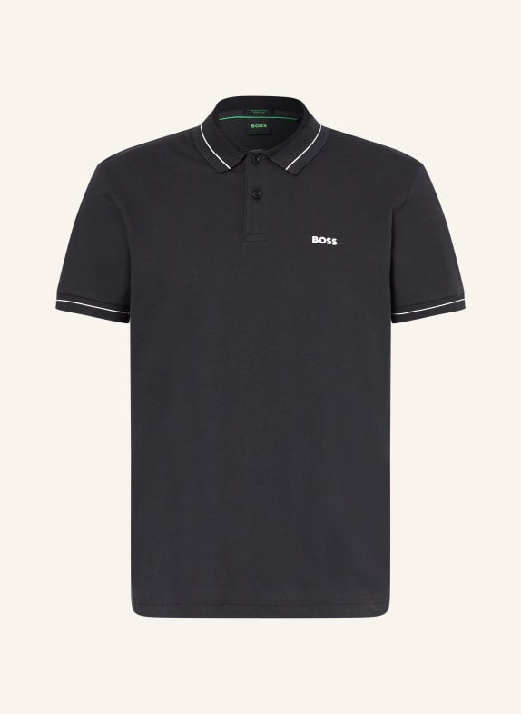 BOSS Piqué-Poloshirt MEMBER Regular Fit DUNKELBLAU