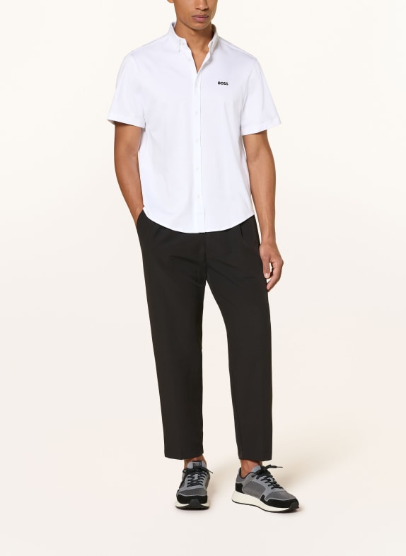 BOSS Korte mouwen shirt ST_MOTION S Regular Fit van jersey WIT