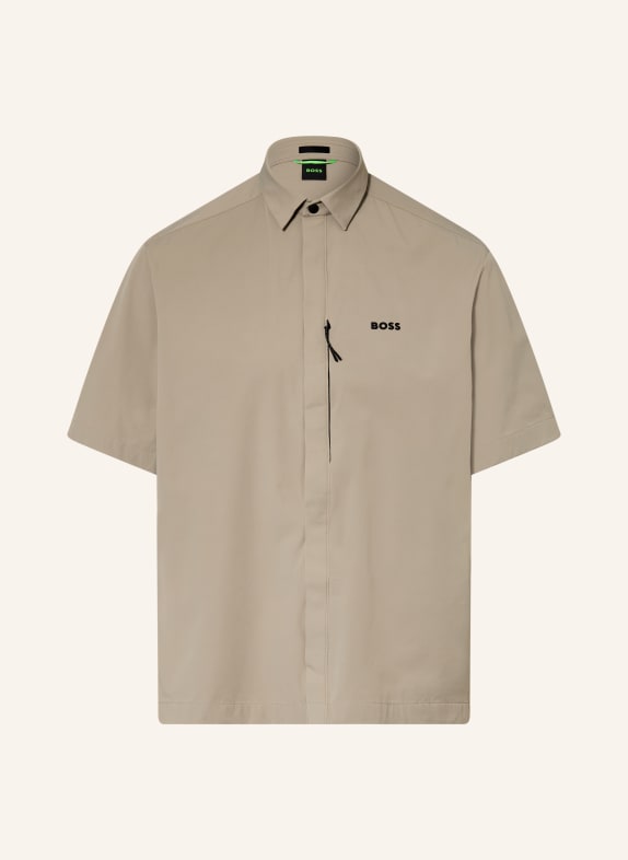 BOSS Overhemd TERRACE Comfort Fit LICHTBRUIN